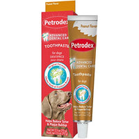 Thumbnail for Petrodex Toothpaste for Dogs and Puppies, Cleans Teeth and Fights Bad Breath, Reduces Plaque and Tartar Formation, Enzymatic Toothpaste, Peanut Flavor, 2.5oz