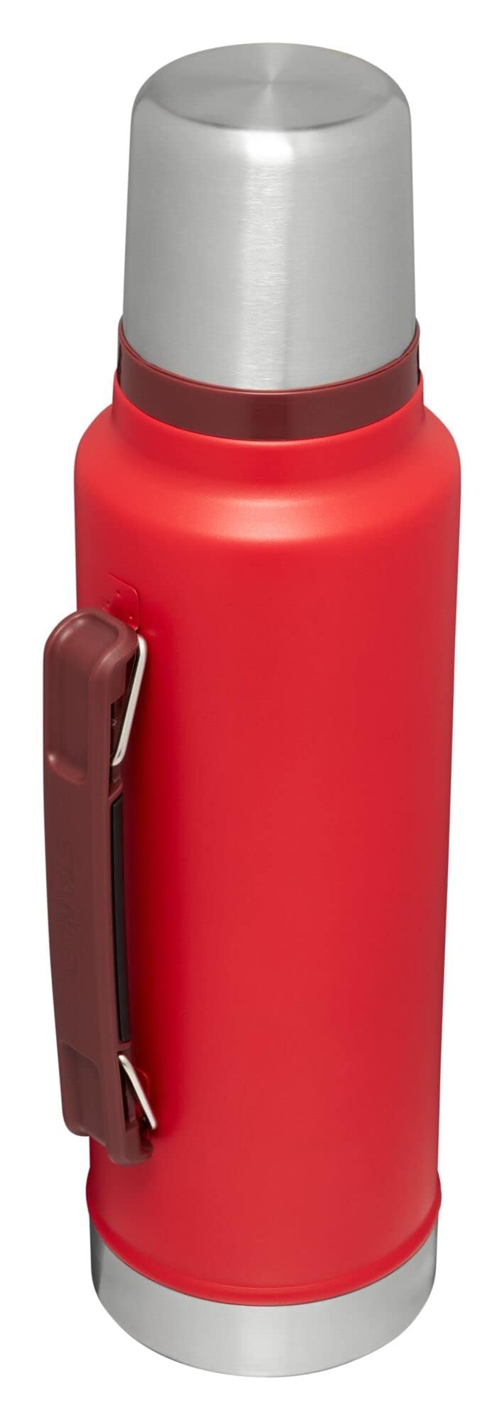 Stanley Classic Legendary Vacuum Bottle 1.5 qt | Wide Mouth with Leakproof Cup Lid | Keep Drinks Hot or Cold | Packable for Travel | Insulated Stainless Steel Thermos | BPA-Free | Lava