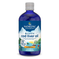 Thumbnail for Nordic Naturals Arctic Cod Liver Oil, Orange - 16 oz - 1060 mg Total Omega-3s with EPA & DHA - Heart & Brain Health, Healthy Immunity, Overall Wellness - Non-GMO - 96 Servings