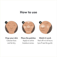 Thumbnail for Mighty Patch™ Face Patch from Hero Cosmetics - XL Hydrocolloid Face Mask for Acne, 5 Large Pimple Patches for Zit Breakouts on Nose, Chin, Forehead & Cheeks - Korean Skin Care (1 Count)