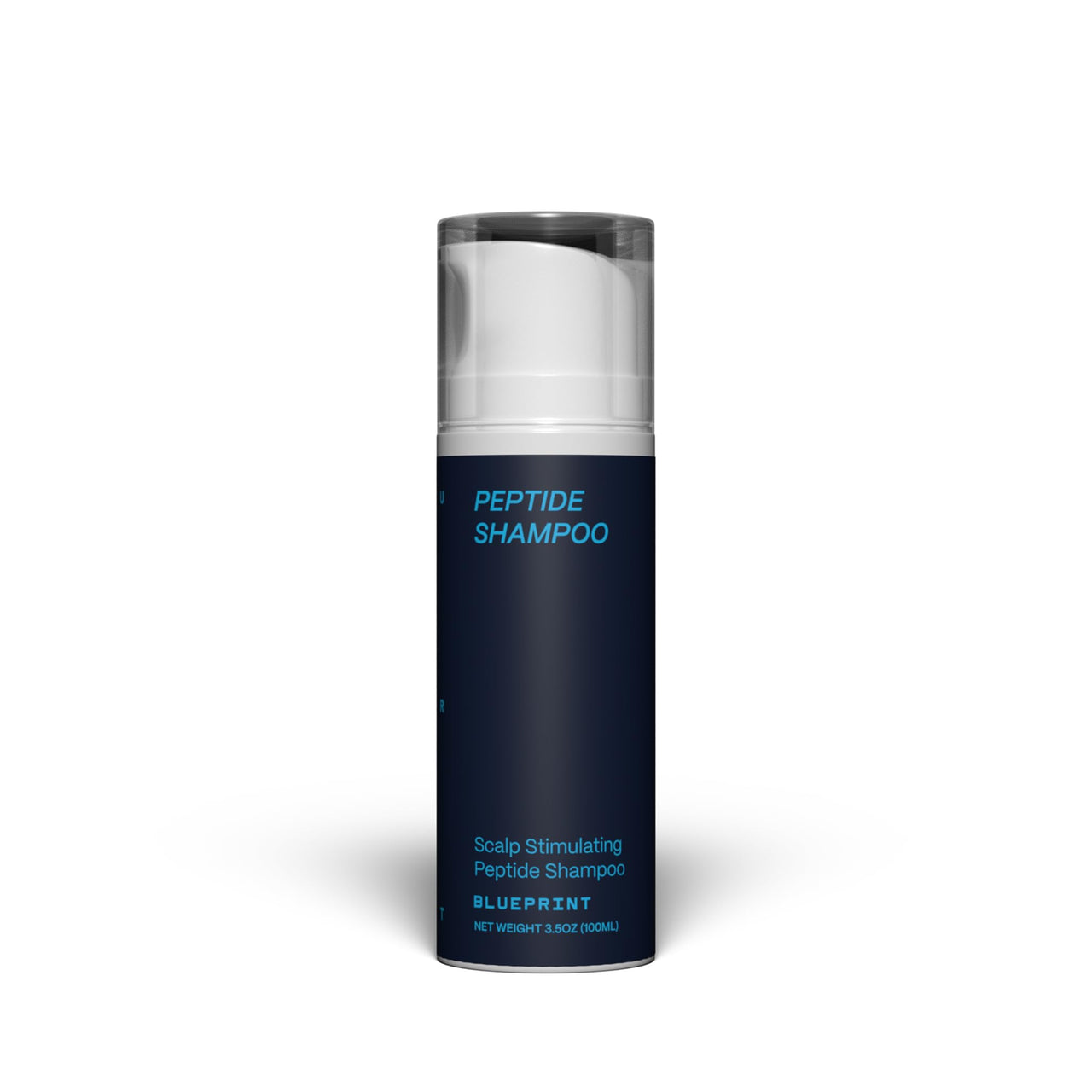 Blueprint Bryan Johnson Peptide Shampoo – 8-Peptide Scalp Treatment with VEGF, Caffeine, Menthol & Arginine – Fragrance-Free & Gentle Formula for Fuller-Looking, Stronger Hair (3.5oz)