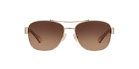 Thumbnail for Coach HC7064 Sunglasses, Light Gold/Brown Gradient, 56 mm