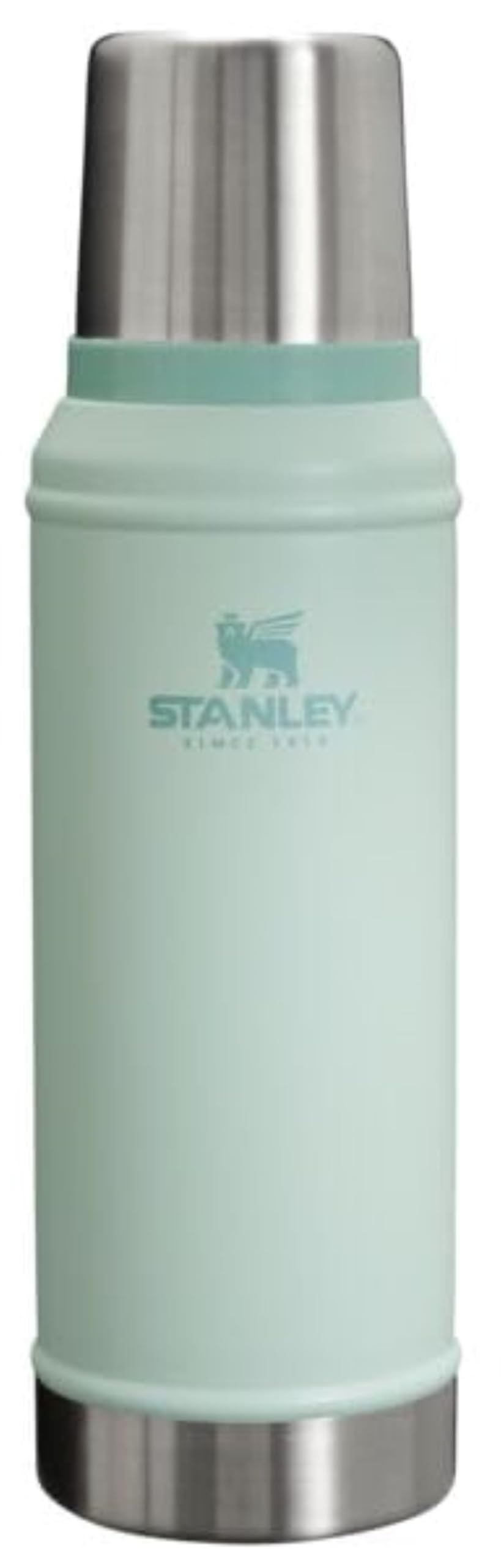 Stanley Classic Legendary Vacuum Bottle 1.0 qt | Wide Mouth with Leakproof Cup Lid | Keep Drinks Hot or Cold | Packable for Travel | Insulated Stainless Steel Thermos | BPA-Free | Mist