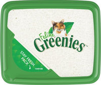 Thumbnail for Greenies Cat Treats, Feline Veterinarian-Recommended Adult Natural Dental Treats, Catnip Flavor, 9.75 oz. Tub