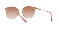 Thumbnail for Coach Sunglasses HC 7151 D 900513 Ch573 Shiny Light Gold Brown P