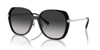 Thumbnail for COACH HC8403D Sunglasses, Black/Grey Gradient, 59 mm
