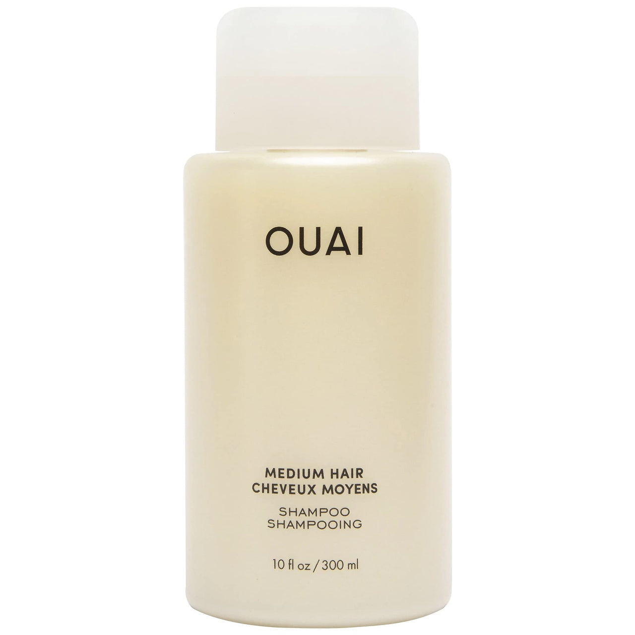 OUAI Medium Shampoo and Conditioner Set - Sulfate Free Shampoo and Conditioner for Medium Hair - Made with Keratin, Shea Butter & Avocado Oil - Free of Parabens & Phthalates (10 Fl Oz)