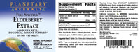 Thumbnail for Planetary Herbals Elderberry Fluid Extract, Full Spectrum 5 ml Botanical Immune Support - 8 Fluid oz
