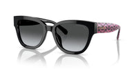 Thumbnail for Coach HC8379U Universal Fit Sunglasses, Black/Grey Gradient Polarized, 54 mm