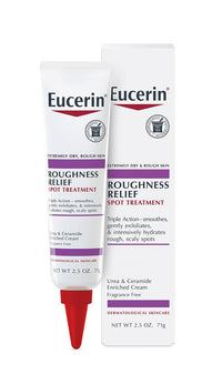 Thumbnail for Eucerin Roughness Relief Spot Treatment, Urea Enriched Body Moisturizer for Dry Skin, Rough and Scaly Spots, With Precision Tip for Targeted Application, 2.5 Oz Tube