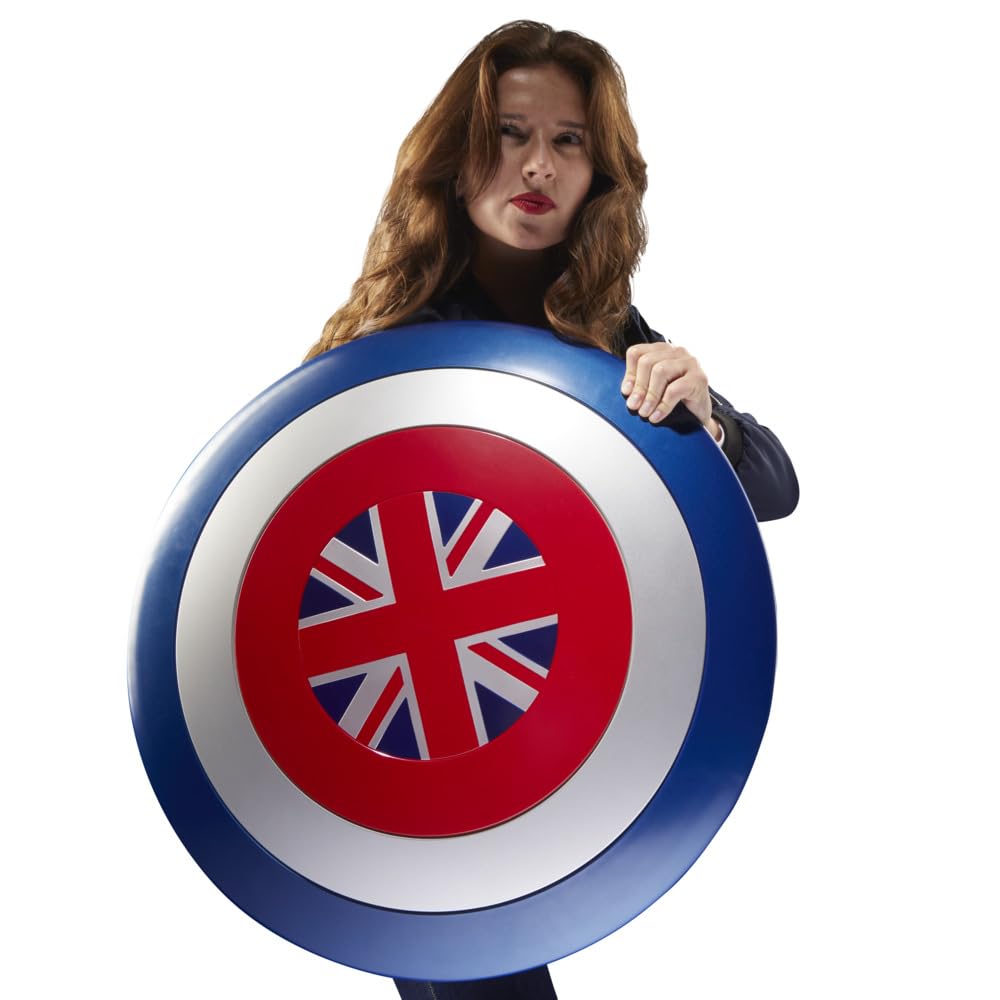 Marvel Legends Series Captain Carter Premium Roleplay Shield, Disney + What If...? Adult Roleplay Gear