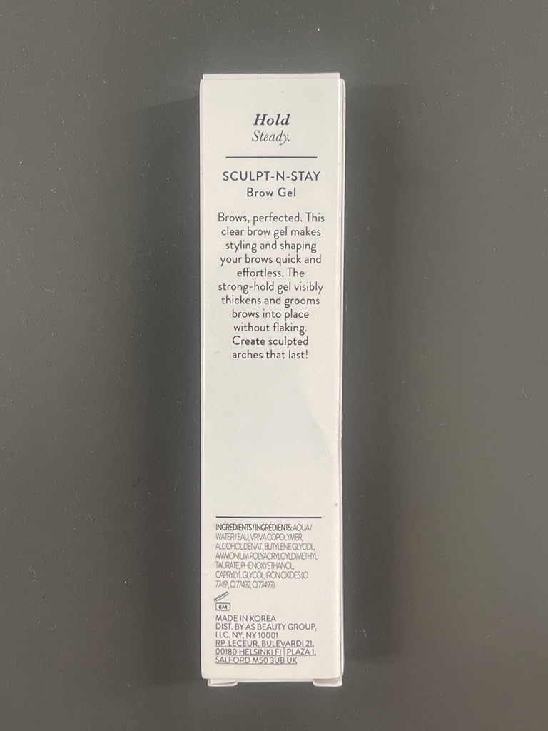 LAURA GELLER NEW YORK Sculpt-n-Stay Clear Brow Gel - Eyebrow Setting Gel - Shapes and Sculpts - Non-Sticky Formula