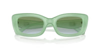 Thumbnail for Coach Sunglasses HC 8390 U 5807I7 Cr610 Milky Mint Green Blue Gr