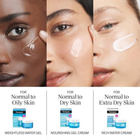 Thumbnail for Neutrogena Hydro Boost Water Cream, 72 Hr Hydration for Normal/Extra Dry Skin, Fragrance Free, Face Moisturizer with Hyaluronic Acid, 1.7 oz. & Trial Size Hydro Boost Hydrating Gel Cleanser, 0.5 fl oz