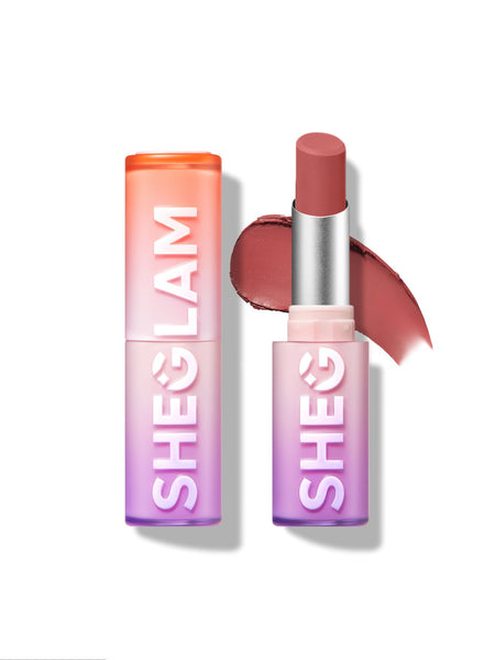 SHEGLAM Dynamatte Boom Waterproof Matte Lipstick Long Lasting Transfer Proof Lip Stick - Rule Breaker