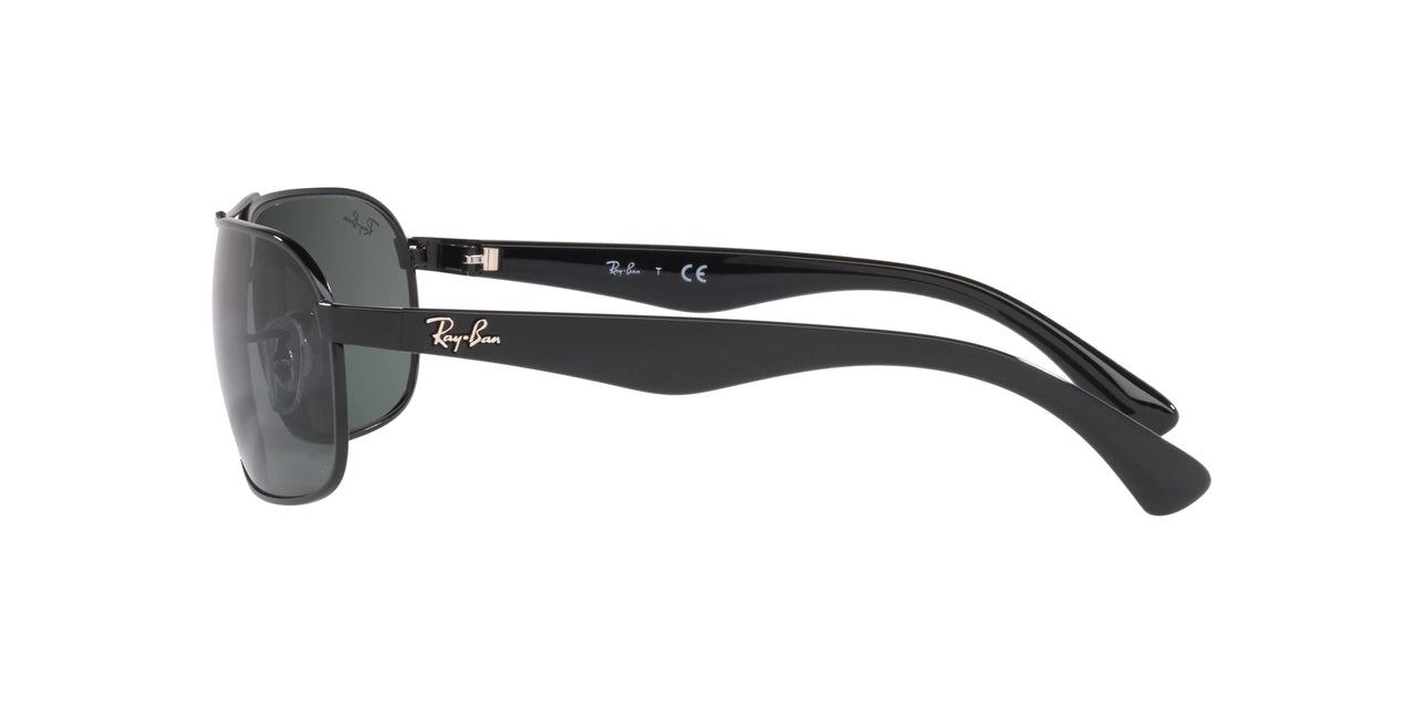 Ray-Ban 0RB349200262 Rb3492 Black Crystal Green Lens
