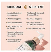 Thumbnail for BIOSSANCE 100% Squalane Oil - Sustainable, Vegan Face Oil & Body Oil - Hydrating, Fast-Absorbing Moisturizer - Ideal for Oily Skin, Face, Hair - Organic Sugarcane-Derived Squalane, 3.3 ounces