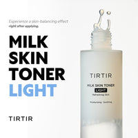 Thumbnail for TIRTIR Milk Skin Rice Toner Light | Instant Hydration with 4% Niacinamide, Pantenol, Lightweight, Pore-Tightening, Vegan, Acne-Prone, Oily Skin, Fungal Acne Safe, Korean Skin Care, 5.07 Fl Oz