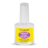 Thumbnail for Nail-Aid Keratin 3 Day Growth Nail Treatment & Strengthener, Clear, 0.55 Fl Oz