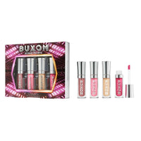 Thumbnail for BUXOM Full-On Plumping Lip Polish, Tinted Lip Plumper Gloss with Peptides & Vitamin E, High-Shine Lip Gloss that Nourishes, Vegan, CJ 4 Piece Set (Sugar, Kristen, Charlie, Jessica)