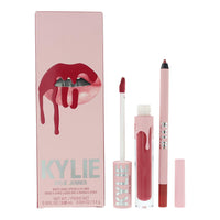 Thumbnail for Matte Lip Kit - 503 Bad Lil Thing by Kylie Cosmetics for Women - 2 Pc 0.10oz Matte Liquid Lipstick, 0.039oz Lip Liner