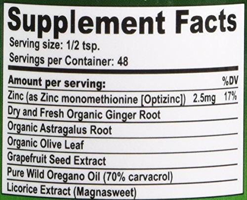 California Natural Immunity Shots 4oz Bottle Zinc, Organic Ginger Root, Oregano Oil - Potent & Pure Immune System Booster - Immune System Support (Pack of 1)