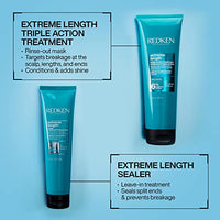Thumbnail for Redken Redken Extreme Length Triple Action Treatment Mask, Rinse-Out Mask With Biotin & Niacinamide