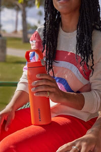 Thumbnail for Stanley IceFlow Flip Straw 2.0 Water Bottle 24 OZ | Built-In Straw with Larger Opening | Lightweight & Leak-Resistant | Insulated Stainless Steel | BPA-Free | Lilac