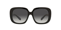 Thumbnail for Coach HC8323U Universal Fit Sunglasses, Black/Light Grey Black Gradient, 56 mm