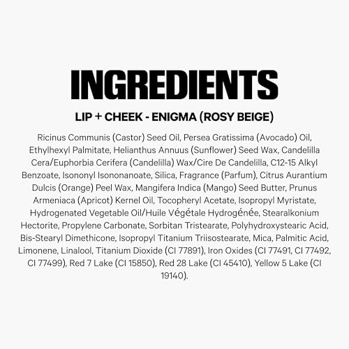 Milk Makeup Lip + Cheek Stick â€“ Multi-Use Cream Blush + Lip Color with Mango Butter, Avocado Oil + Apricot Oil â€“ Hydrating, Buildable, Long-Lasting, Vegan Formula â€“ Enigma, 0.21 oz