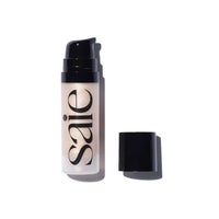 Thumbnail for Saie Mini Glowy Super Gel - Hydrating Makeup Primer and Illuminating Glow Serum Enriched with Vitamin C and Squalane Oil - All-Over Liquid Highlighter Makeup for Instant Glass Skin - Starglow (0.5 oz)