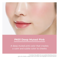 Thumbnail for A'PIEU Juicy-Pang Jelly Blusher [PK01] – Soft Touch Blush for Cheek with Combined Cream & Powder Texture for Natural Dewy-Finish, No Fall-Out. 0.17 oz