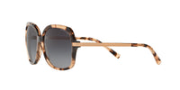 Thumbnail for Michael Kors MK2024 Adrianna II Sunglasses, Pink Tortoise/Light Grey Gradient, 57 mm