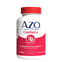 Thumbnail for AZO Cranberry Supplement, Made with Concentrated Whole Fruit Cranberry Powder to Help Cleanse and Protect the Urinary Tract*, Sugar Free Cranberry Pills, Non-GMO, 100 Softgels
