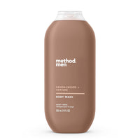 Thumbnail for Method Men Body Wash, Sandalwood + Vetiver, Paraben and Phthalate Free, 18 fl oz (Pack of 1)