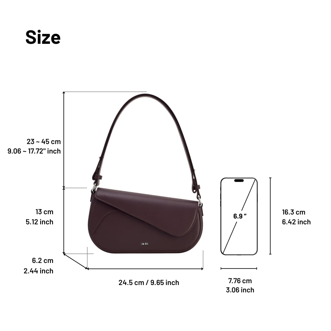 JW PEI Women's Addisyn Shoulder Bag - Deep Brown