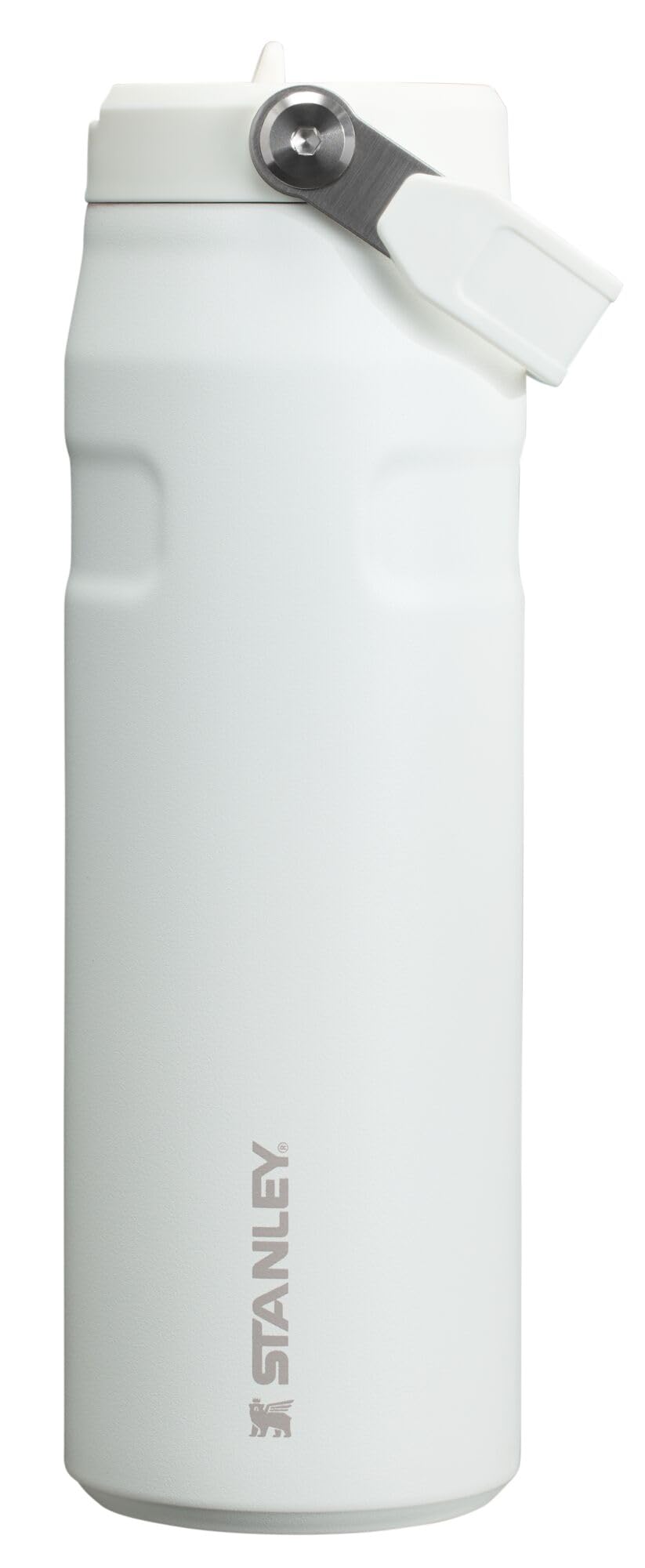 Stanley IceFlow Flip Straw 2.0 Water Bottle 24 OZ | Built-In Straw with Larger Opening | Lightweight & Leak-Resistant | Insulated Stainless Steel | BPA-Free | Frost
