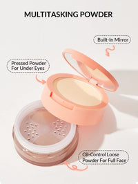 Thumbnail for SHEGLAM Insta-Ready Face Powder Loose Under Eye Setting Powder - Cocoa Loco