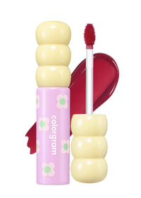 Thumbnail for COLORGRAM Fruity Glass Tint 08 Lovely Raspberry | Korean Long Lasting & Waterproof Lip Stain | Glossy Dewy Lip Gloss, Highly Pigmented Raspberry Red Shade with Glowing effect 0.11 Oz.