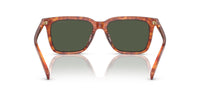 Thumbnail for Coach HC8385U Universal Fit Sunglasses, Caramel Tortoise/Army Green Solid, 54 mm