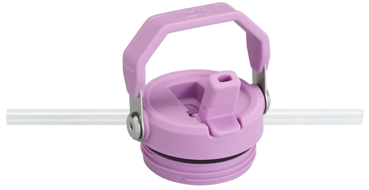 Stanley IceFlow Flip Straw 2.0 Water Bottle 24 OZ | Built-In Straw with Larger Opening | Lightweight & Leak-Resistant | Insulated Stainless Steel | BPA-Free | Lilac