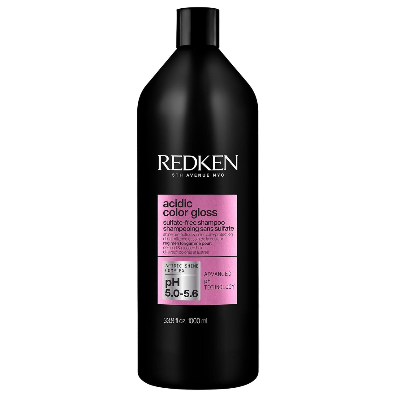 Redken Acidic Color Gloss Sulfate-Free Shampoo for Color Protection and Shine To Help Extend Color & Shine for Color-Treated Hair