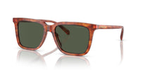 Thumbnail for COACH HC8385U Universal Fit Sunglasses, Caramel Tortoise/Army Green Solid, 54 mm