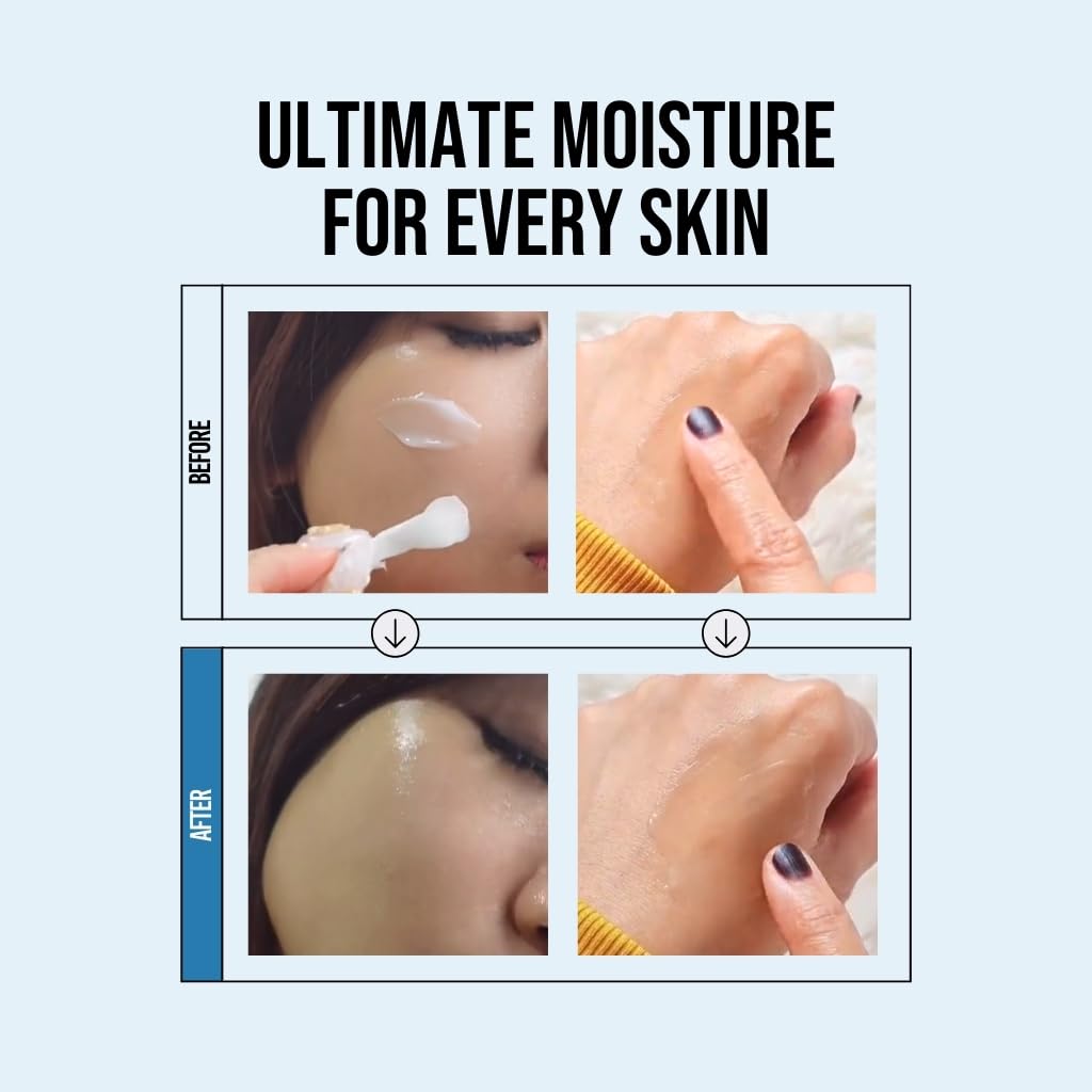Jumiso Waterfull Hyaluronic Cream 1.69 fl.oz / 50ml | Face Moisturizer, Facial Hydrating Cream for All Skin Types, Lightweight Cream, Sebum Control