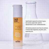 Thumbnail for Stratia Lipid Gold Skin-Strengthening Ceramide Moisturizer with Niacinamide, Hydrates & Soothes All Skin Types, 1.7 Fl Oz