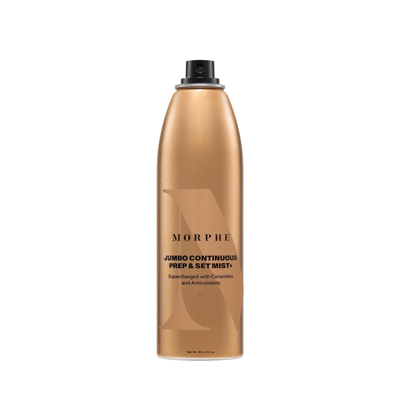 Morphe Jumbo Continuous Prep & Set Face Mist - Hydrating Setting Spray for Makeup & Skin Prep - Enriched with Ceramides and Antioxidants for a Radiant Finish (6.5 oz)