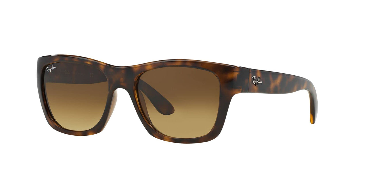 Ray-Ban RB4194 Square Sunglasses, Light Havana/Brown Gradient, 53 mm