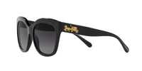 Thumbnail for Coach HC8264 Sunglasses, Black/Grey Gradient Polarized, 56 mm
