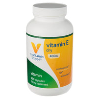 Thumbnail for Vitamin E Dry 400IU Natural Source, Supports Healthy Cardiovascular System, Immune Health Eye Health Once Daily (300 Capsules) by The Vitamin Shoppe