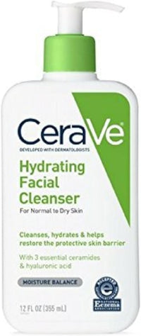 Thumbnail for CeraVe Hydrating Facial Cleanser for Daily Face Washing